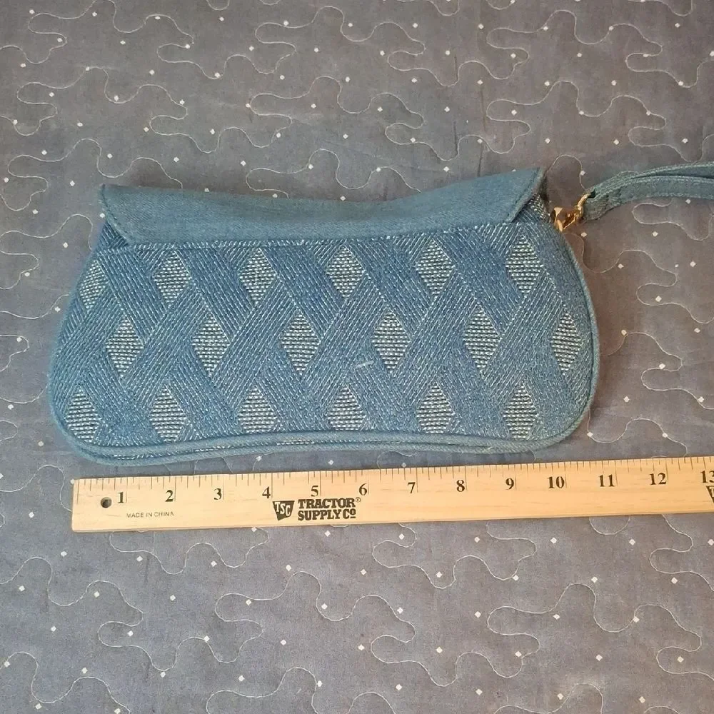 Cato Elegant Blue Clutch Bag